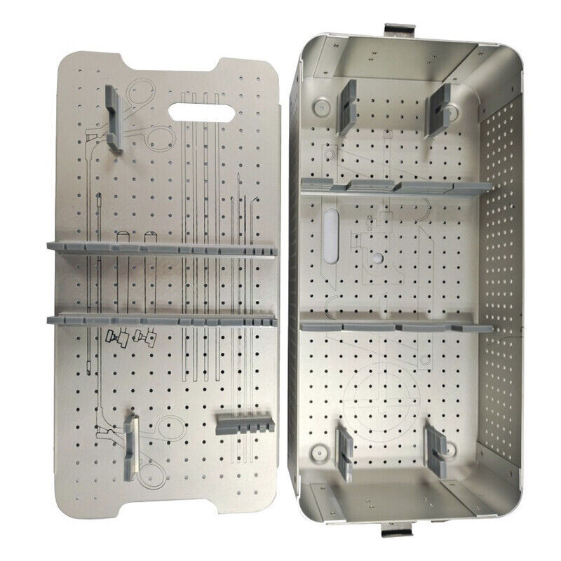 laryngoscope sterilization tray box case surgical medical instrument tray box