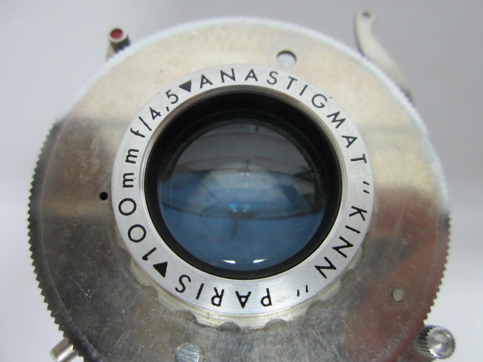 OPTICAL VINTAGE CAMERA SHUTTER + LENS KINN PARIS FRANCE OPTICS BIN#P2-A-06