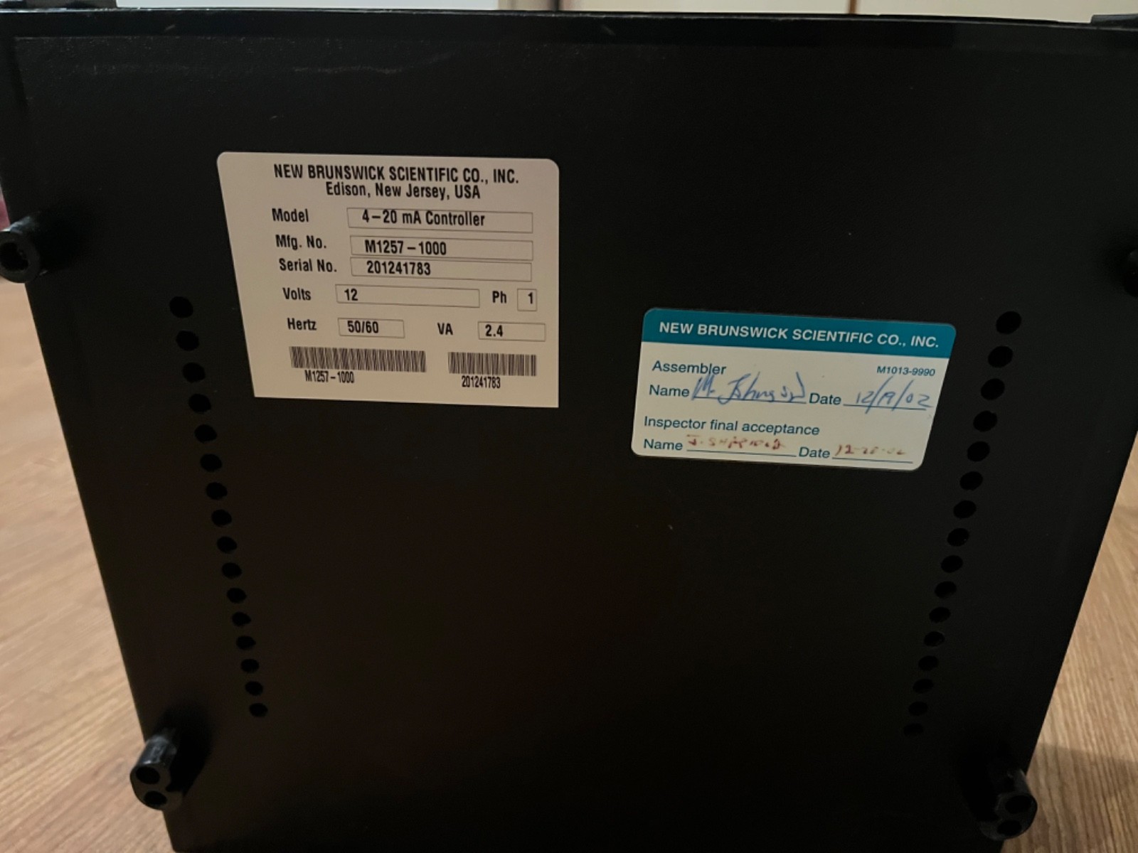 New Brunswick Scientific Biocommand 4-20 mA Multi-Loop Controller M1257-1000