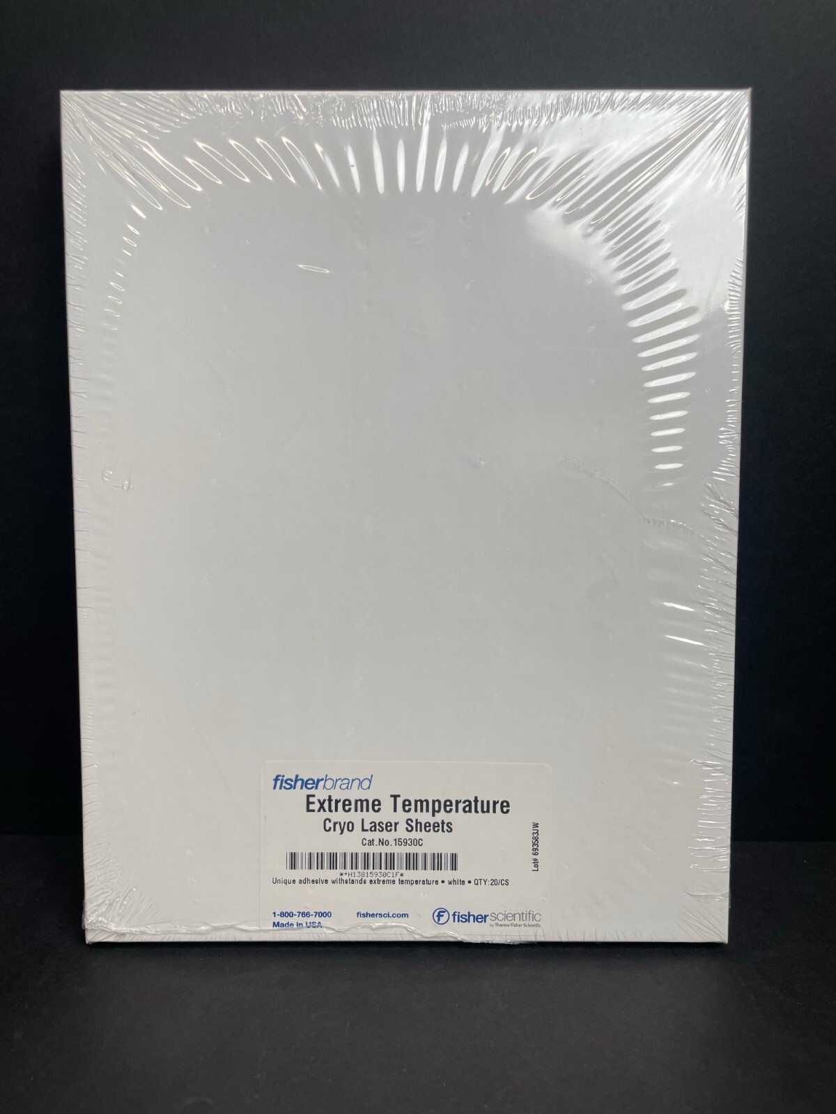 Fisher Scientific Freezer Label for 1.5 to 2 ml Tubes Total of 1700 Labels