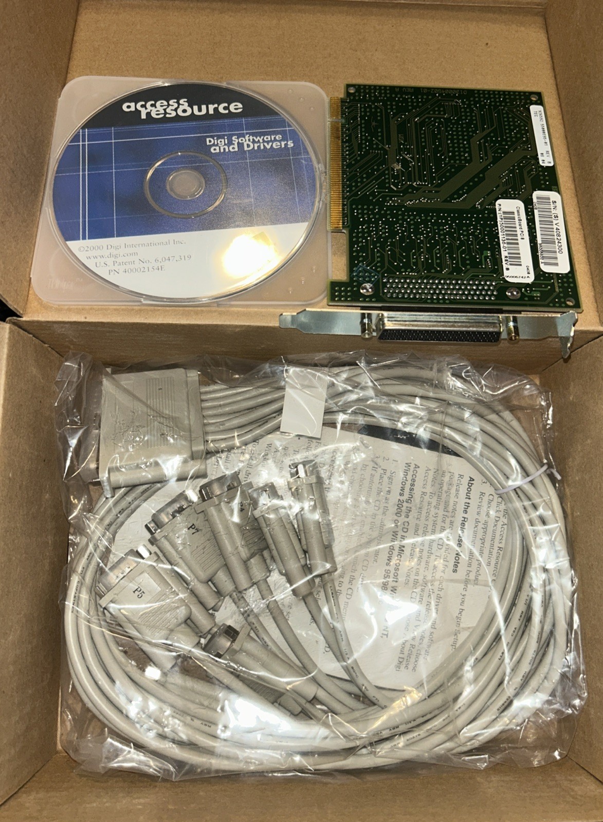NEW! DIGI ClassicBoard 8-PCI DTR AB API P/N WC024921. FREE SHIPPING! G7