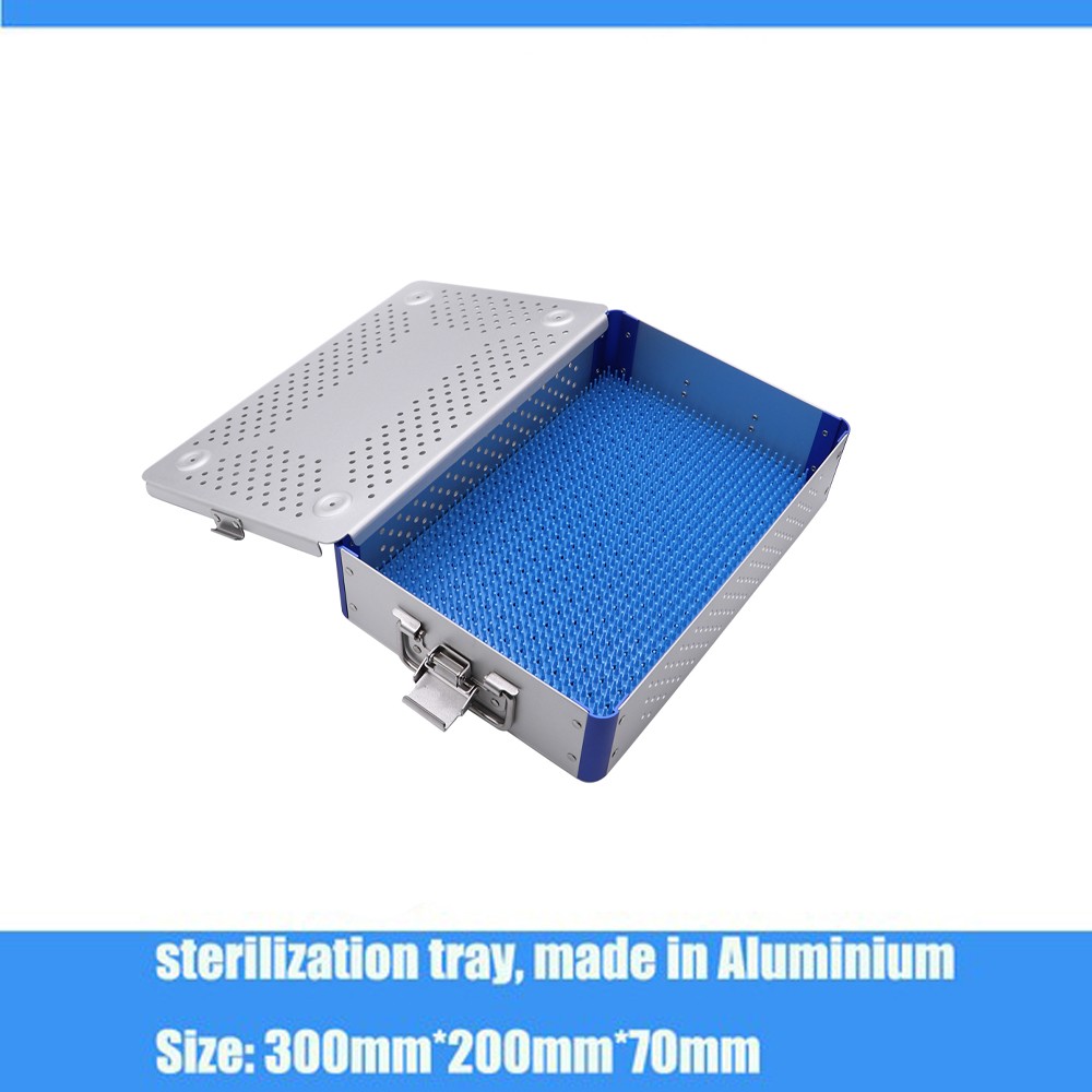 Sterilization tray case Aluminium Alloy surgical instruments disinfection boxes