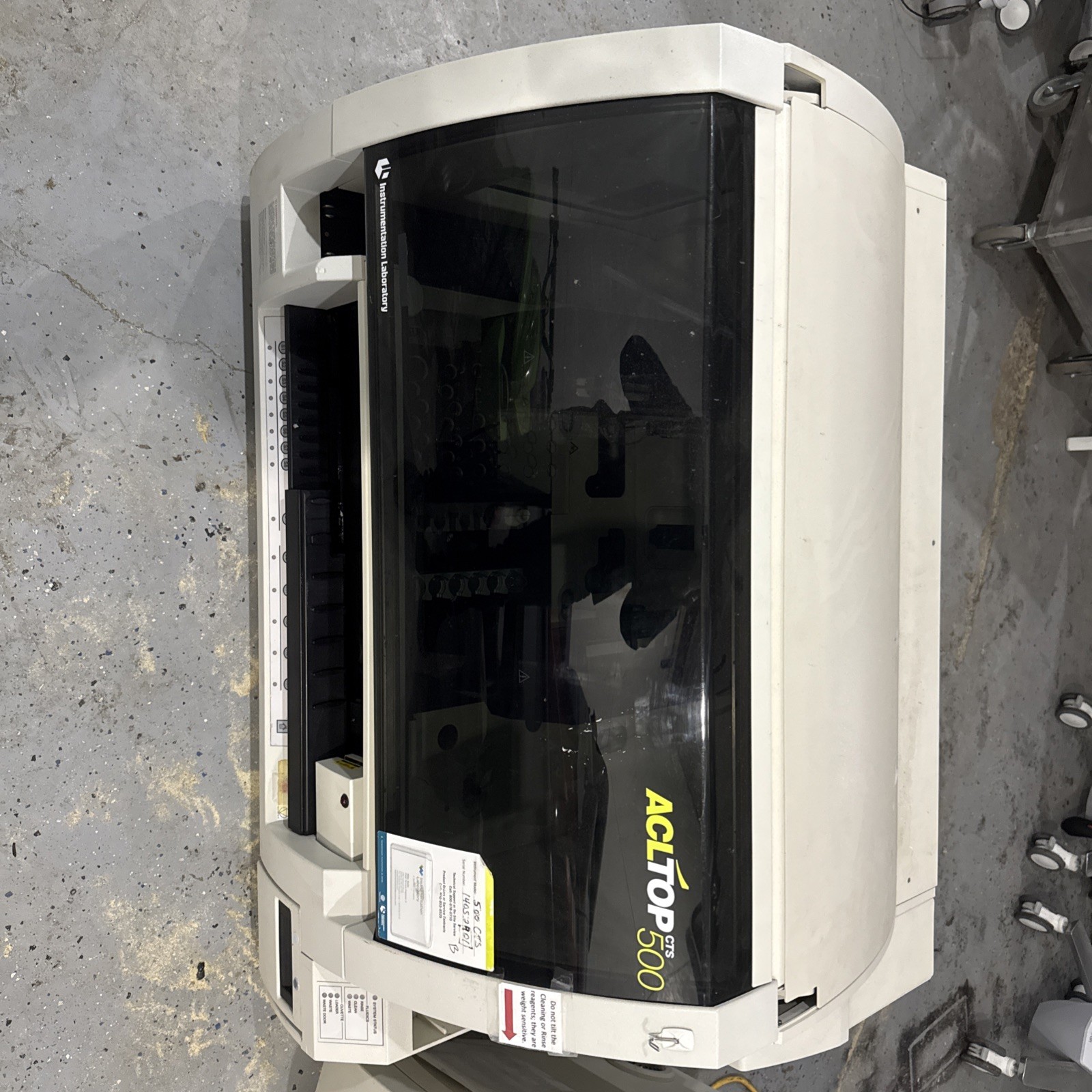 Instrumentation Lab ACL TOP CTS 500 Anaylzer system